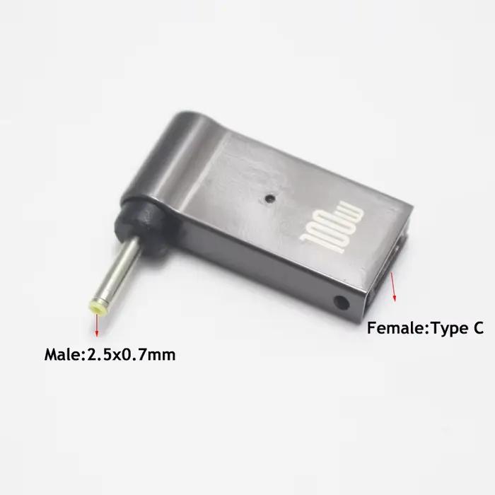 Adaptateur de charge rapide USB Type C, connecteur de prise, chargeur d'ordinateur portable universe
