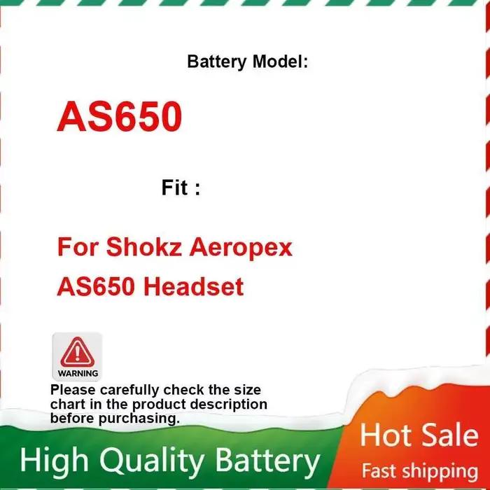 Batterie pour Shokz Aeropex AS500 AS600 AS650 AS660 AS661 AS680 AS800 AS820 Li polymère 3.7V 3.8V, p