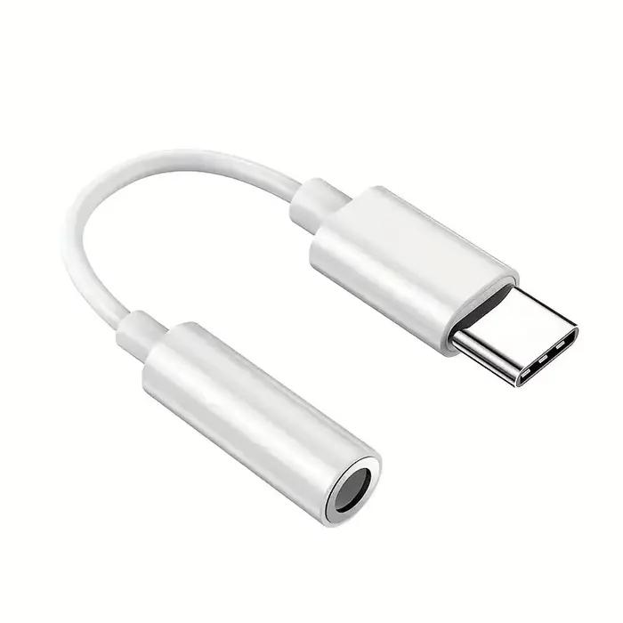 Adaptateur d'écouteur USB Type C à 3.5 Jack USB-C 3 5mm Convertisseur de câble audio pour IPhone 15 