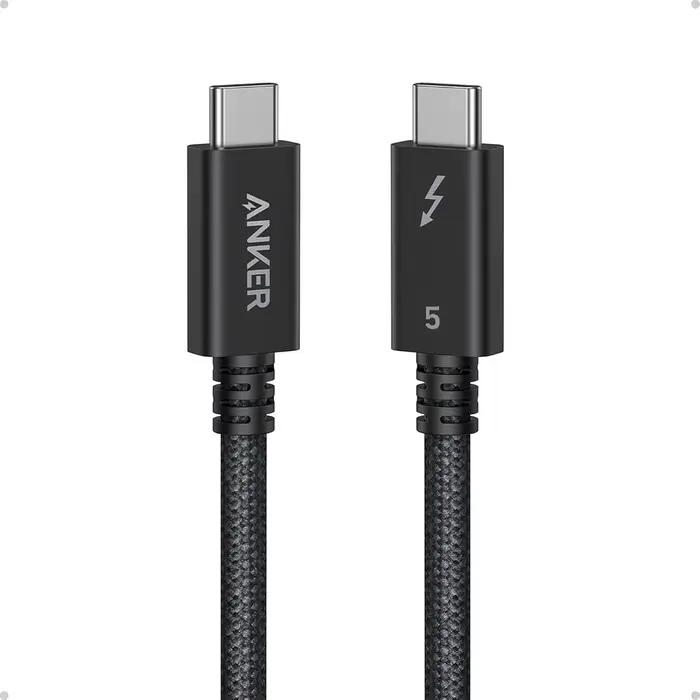 Câble Anker Prime Thunderbolt 5, câble USB C vers USB C de 3,3 pieds, charge 240W, transfert de donn