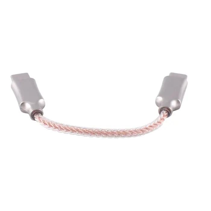Câble OTG d'ampli de décodage Portable type-c à ligne d'enregistrement type-c câble Audio 8 cœurs po