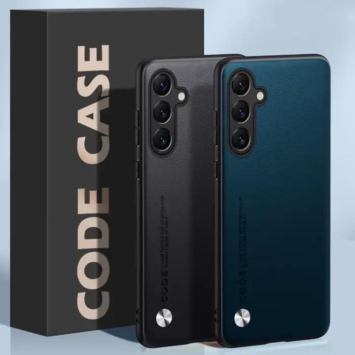 Étui de luxe en cuir PU pour Samsung Galaxy A55 A35 A25 A15 5G, coque arrière de Protection en Silic