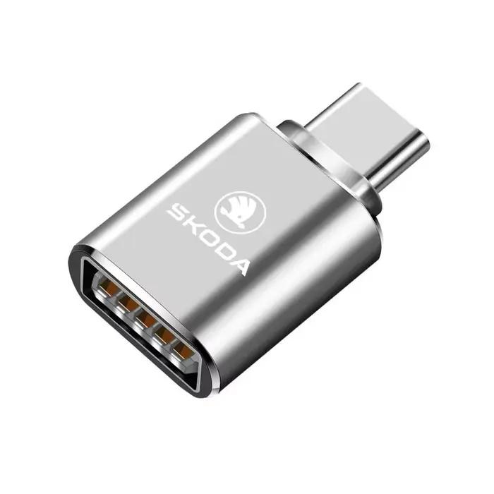 Adaptateur de câble de chargement de convertisseur de Port USB de Type C vers pour Skoda Octavia Sup