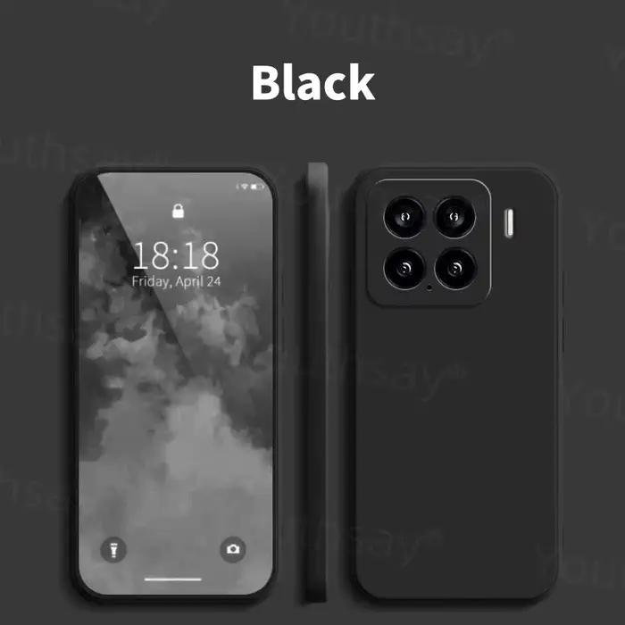 Coque de téléphone en silicone liquide TPU, pare-chocs arrière souple, coque d'origine pour Xiaomi 1