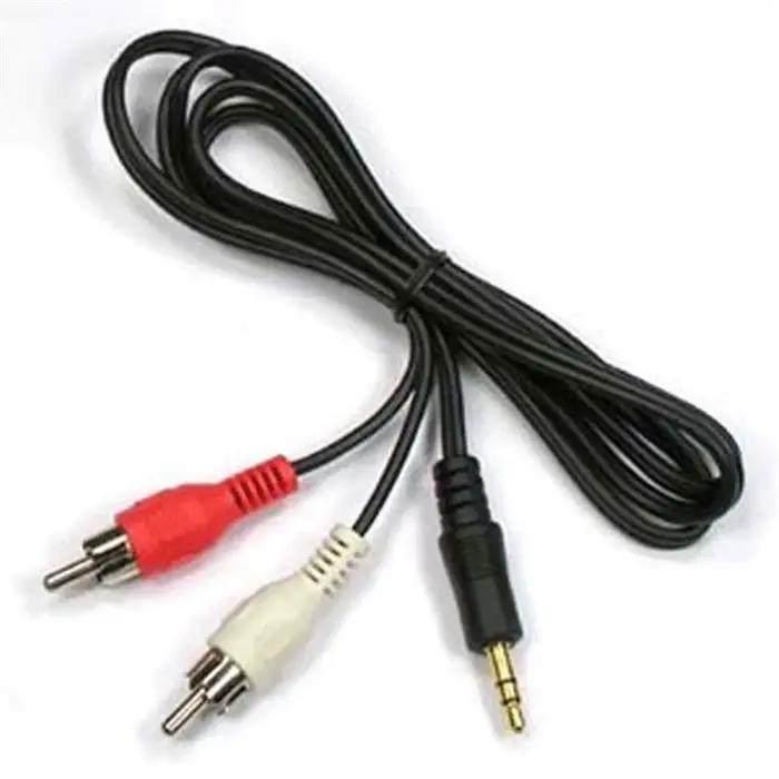 Câble Audio de 1m, 3,3 pieds, Jack de 3,5 à 2 RCA mâle à mâle, séparateur de câble Audio stéréo AUX 