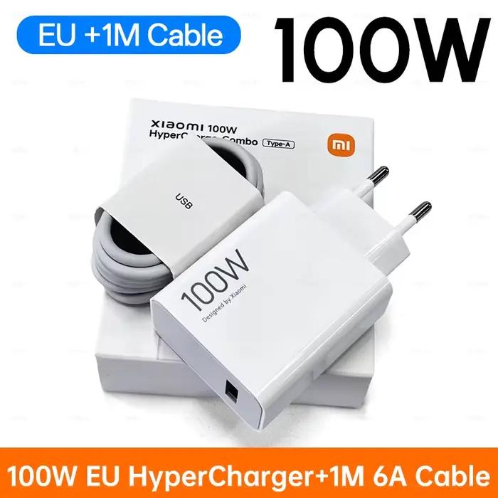 Chargeur Xiaomi 17 17T Pro Max 100W Original 90W Type C Charge Rapide Turbo Cargador pour Mi 15 14 P