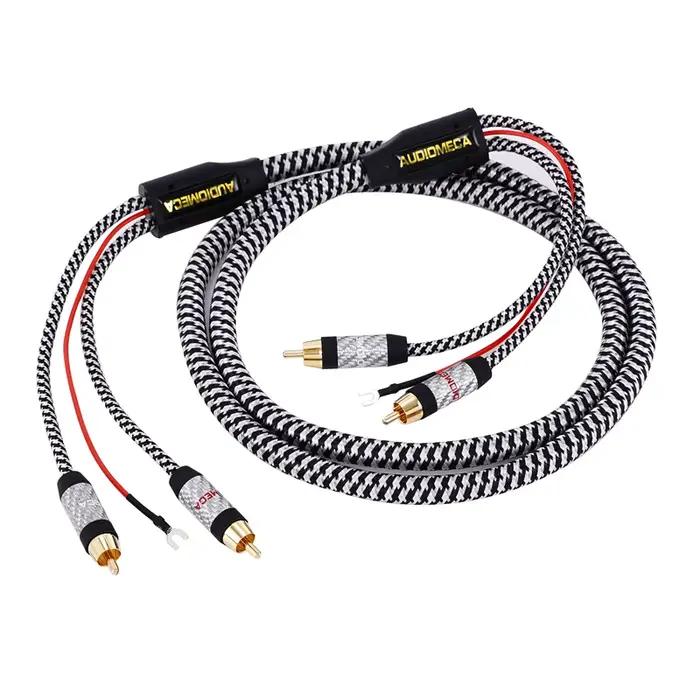 Câble audio RCA lecteur de bande noire