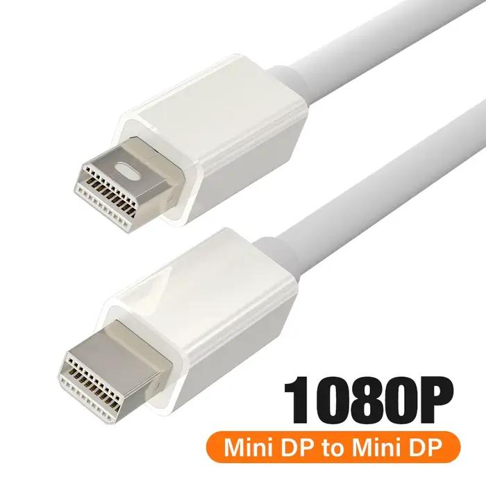 Mini câble d'extension Displayport Thunderbolt 2 Mini port d'affichage boîtier Tv 1080P DP vers Mini