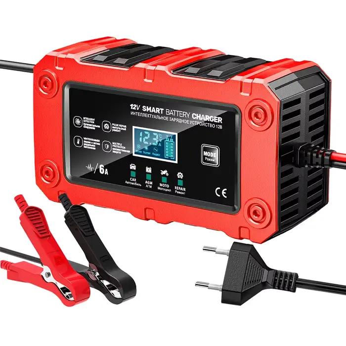 Chargeur de batterie Intelligent pour voiture, moto SUV, réparation d'impulsions intelligente, multi