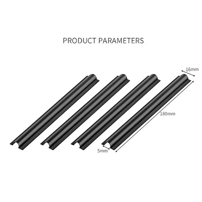 Protecteur universel de manchon de ligne de câble intérieur de voiture, 8 pièces, Clips de couvertur