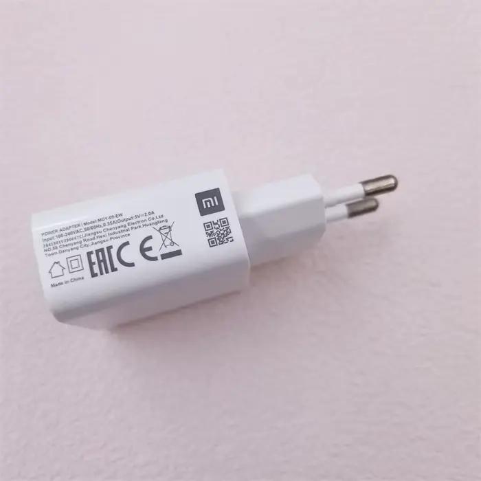 MDY-09-EW chargeur d'origine Xiaomi 10W 5V2A câble Micro USB/Type C pour Mi 5 6 A3 A2 A3x Redmi 4 5 
