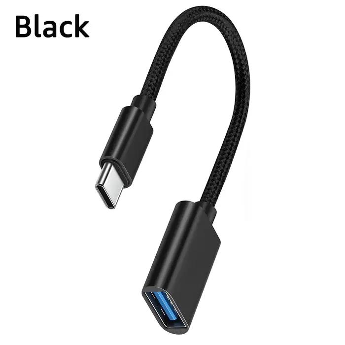 Câble adaptateur USB OTG, USB 3.0, Type C mâle vers USB A femelle, USB OTG, données, adaptateur pour