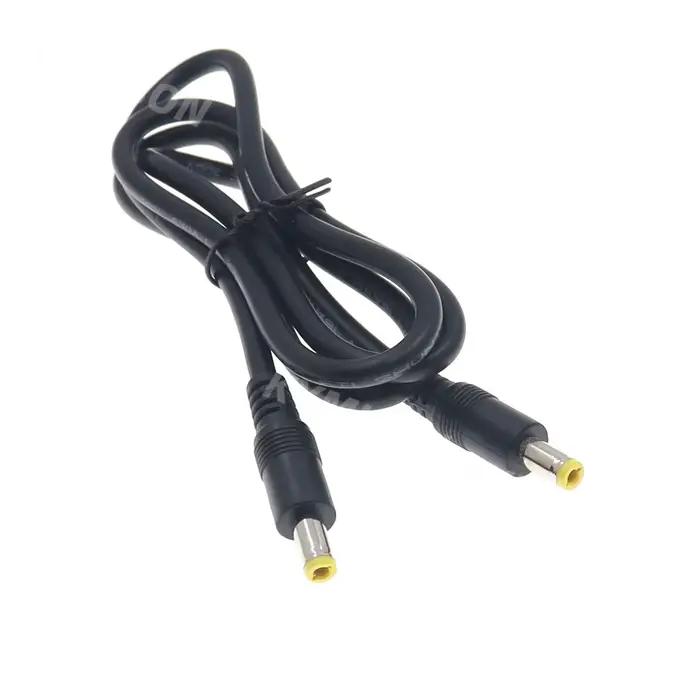 Prise d'alimentation cc 5.5x2.5mm mâle à 5.5x2.5mm mâle, câble de connecteur adaptateur CCTV DC12V 1