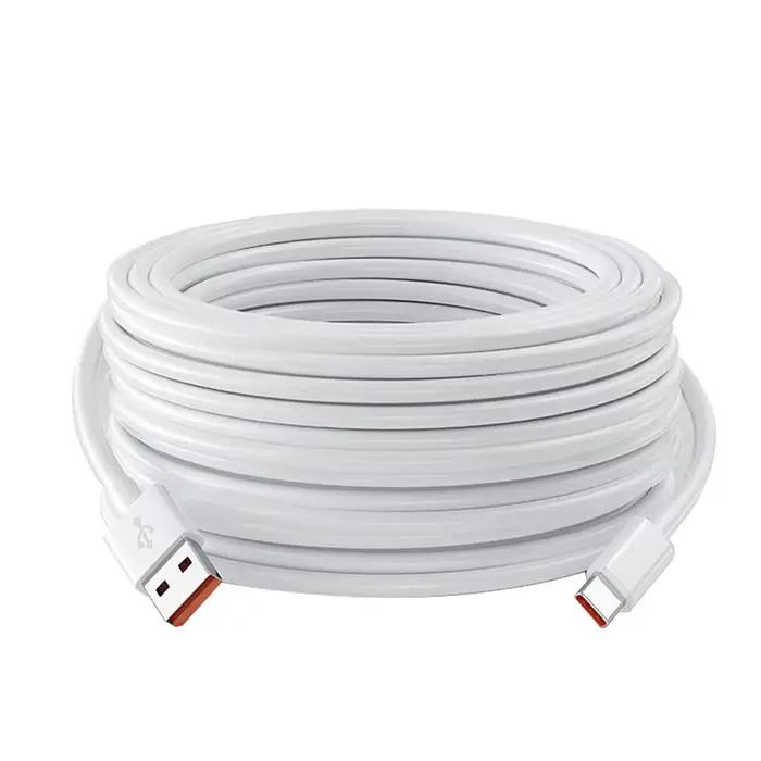 Câble USB vers Type C Ultra Long pour téléphones mobiles Xiaomi Redmi Huawei, équipement de câble de