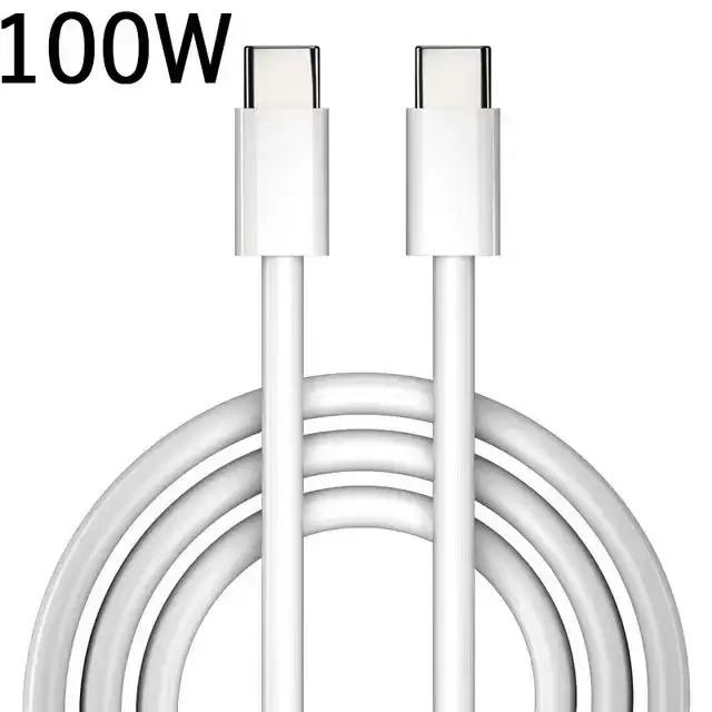 Câble PD 100W USB C vers USB Type C câble de données de Charge rapide pour Huawei Samsung Xiaomi Mac