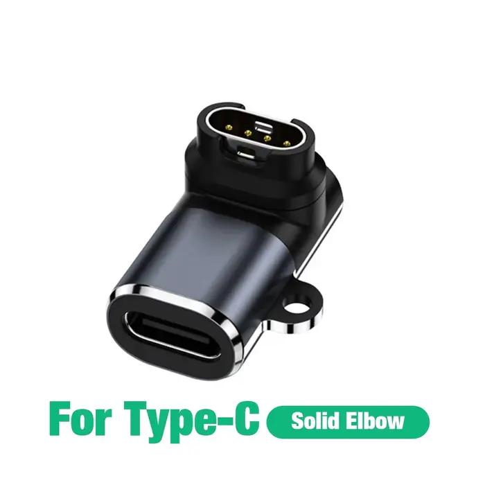 Adaptateur de charge rapide USB Type C vers 4 broches pour montres Garmin Fenix 7/6/5/7X/6X/5X / Ven