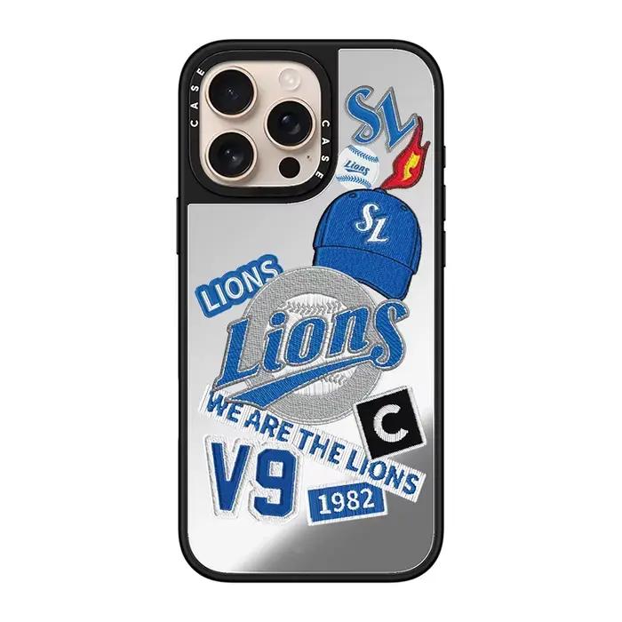 Coque de téléphone miroir de l'équipe de Baseball, tendance coréenne, avec MagSafe, pour iPhone 17 1