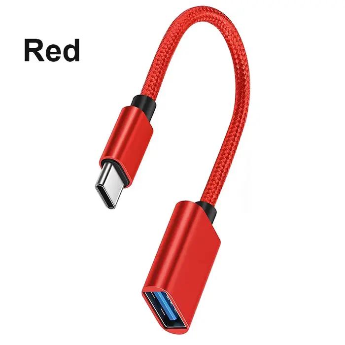 Adaptateur de Câble USB à Type C OTG, Connecteur, Convertisseur de Données pour Xiaomi, Samsung S20,