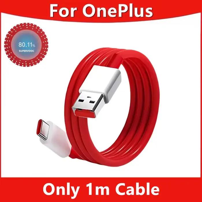 SuperVOOC – chargeur USB rapide 80W, pour OnePlus 9 10 Pro 11 12 13 Nord CE 3 4 Lite 5 N300 OPPO Ren