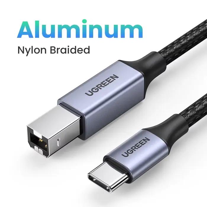 Ugreen – câble USB type-c 2.0 pour imprimante et Scanner, compatible avec mac book Pro HP Canon Brot
