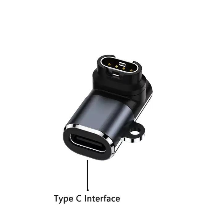 Connecteur adaptateur de chargeur USB vers 4 broches, Type C/Micro/IOS, pour Garmin Fenix 7/6/5/7X/6