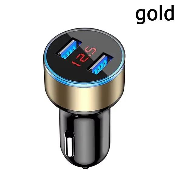 Chargeur de voiture pour allume-cigare, adaptateur USB pour smartphone, chargeur de téléphone portab