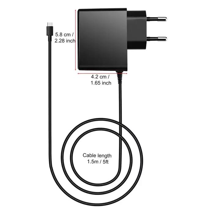 Adaptateur secteur USB-C, chargeur rapide GaN pour Switch 2 / Switch / OLED / Lite, alimentation pou