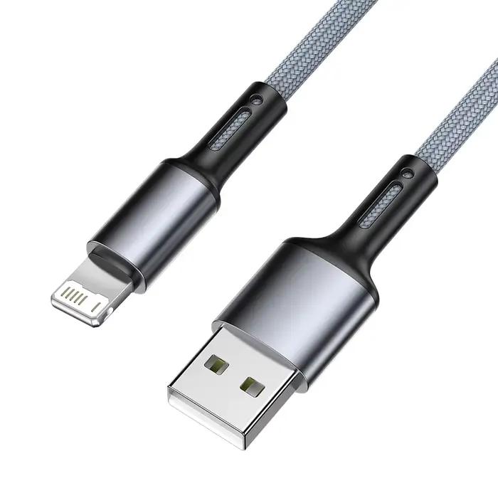 Câble de chargement de données USB A vers Lightning, 25CM, 1M, 2M, 3M, pour iPhone 6 6S 7 8 Plus X X