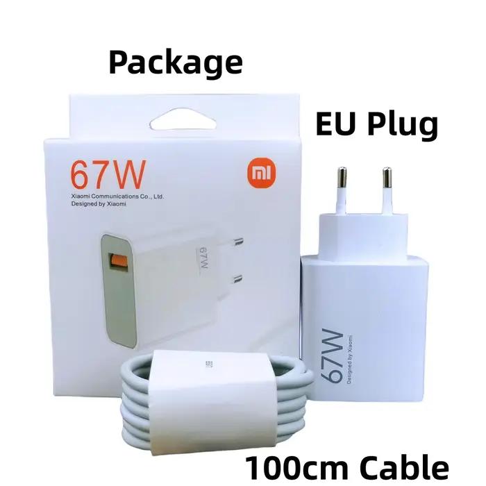 Xiaomi 67W chargeur Original Charge rapide Turbo adaptateur Usb Type C câble pour Redmi Note 14 13 P