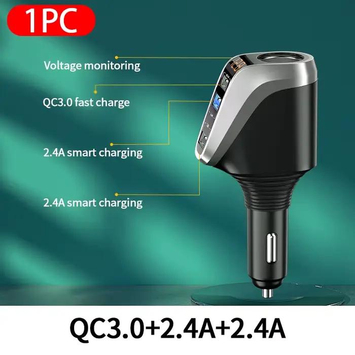 BLALION 180W USB chargeur de voiture Charge Super rapide QC3.0 PD 66W Charge rapide prise allume-cig