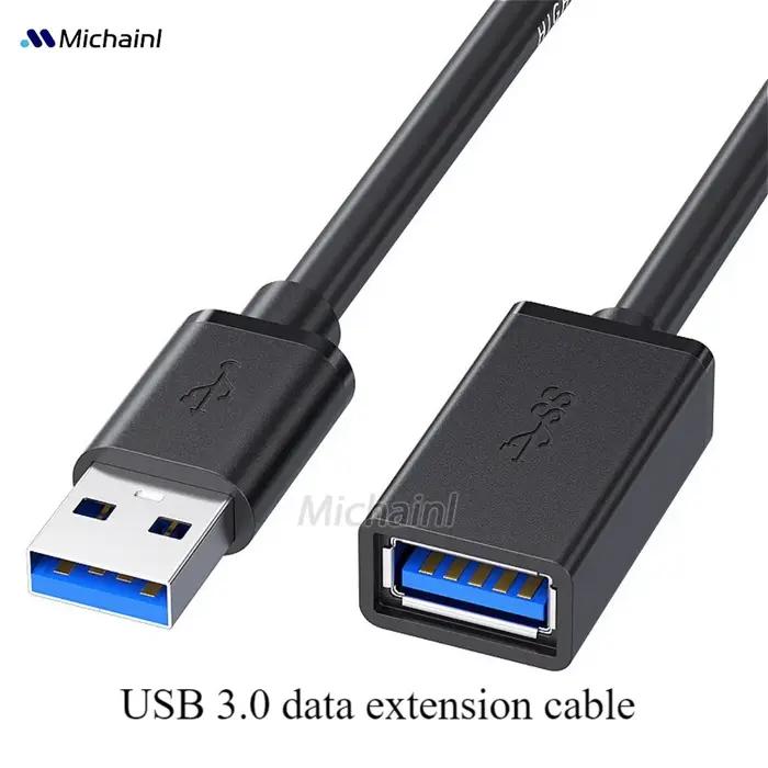 Câble d'extension USB 0.5/1/2/3/5 M, cordon de données 3.0 pour PC, ordinateur portable intelligent,