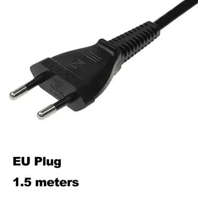 BSOD-Câble d'Alimentation Électrique UE à 2 Broches, 1.5 Mètres, 250V, 2,5 A, Câble d'Alimentation U