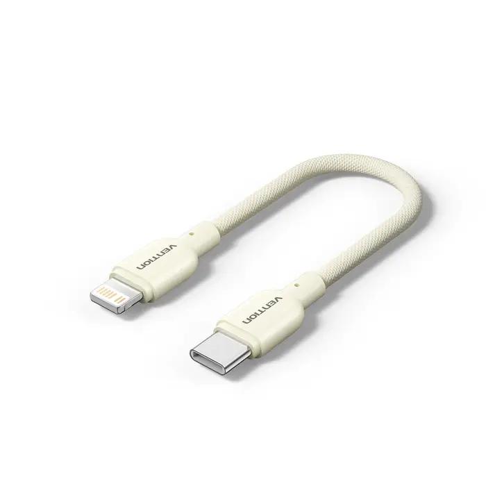 Câble Lightning Vention, câble USB C court 3A 27W 17cm, câble de charge rapide Lightning vers Type C