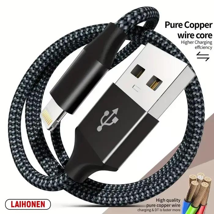 Câble de chargement certifié pour iPhoneMFi, câble Lightning de 10 pieds pour iPhone 14 13 12 mini P
