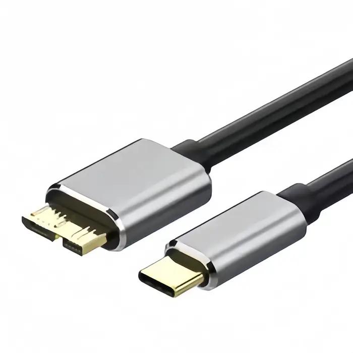 Câble USB C vers Micro B 3.0 (5Gbps), Type C mâle vers Micro B femelle, pour disque dur externe/SSD 