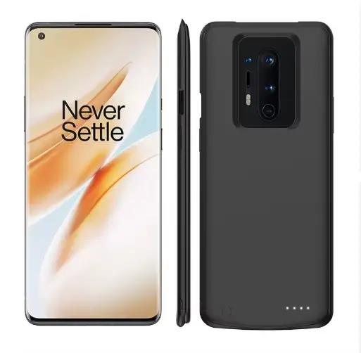 10000mAh pour Oneplus 8/8Pro 8T boîtier de batterie boîtier de chargeur de batterie externe Silm ave