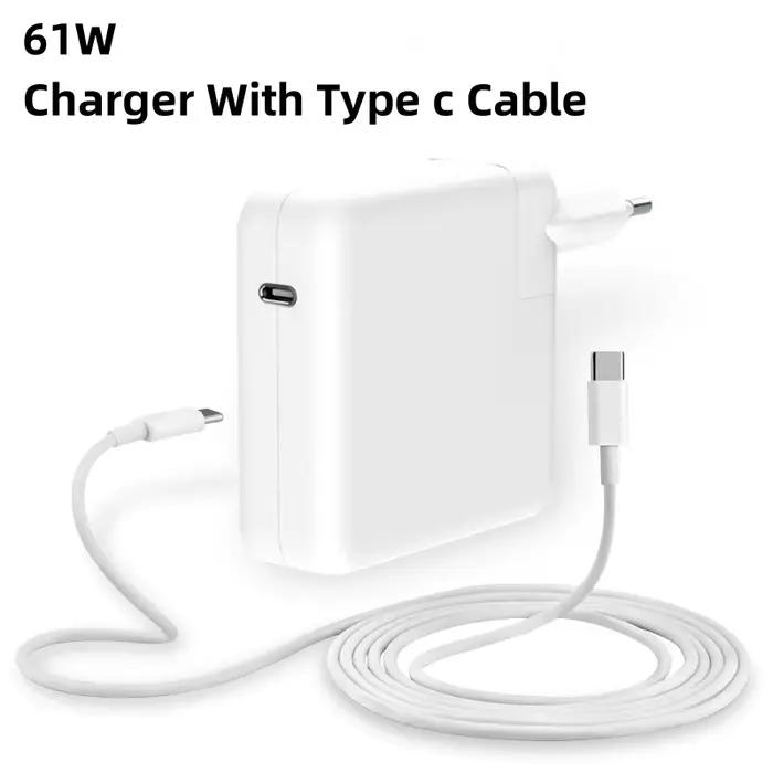 Chargeur USB C PD 30W 61W 87W 96W, adaptateur secteur pour MacBook Pro16 15 13 pouces, nouvel Air 13
