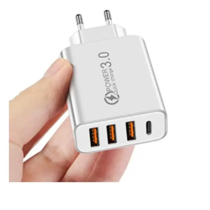 Chargeur USB 20W QC 3.0 Type C PD, Charge rapide pour iPhone 12 13 Max Samsung S21 Huawei Xiaomi, té