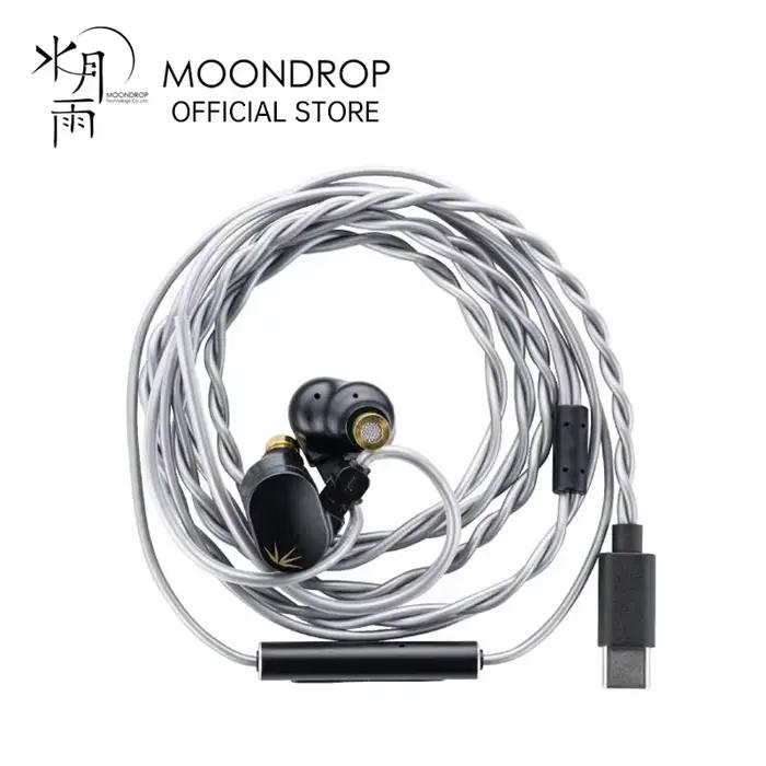 Écouteurs intra-auriculaires MOONDROP CHU II DSP haute performance avec transducteur dynamique USB-C