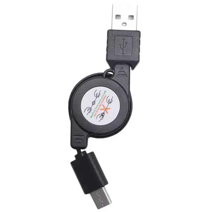 Câble à ressort de charge rapide USB Type C, pour Samsung Xiaomi Huawei Type C, chargement de téléph