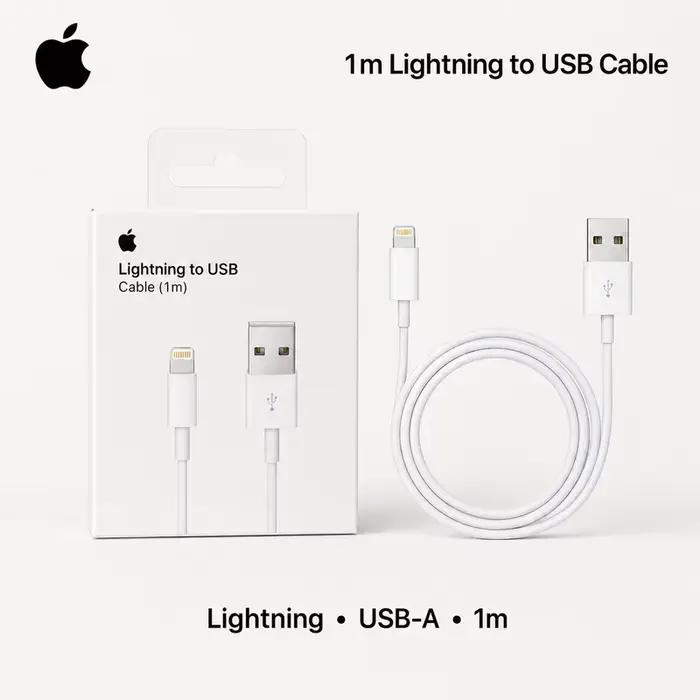 Adaptateur secteur USB-C 20W et USB 5W Apple d'origine, chargeur UE/US, câble USB-C vers Lightning T