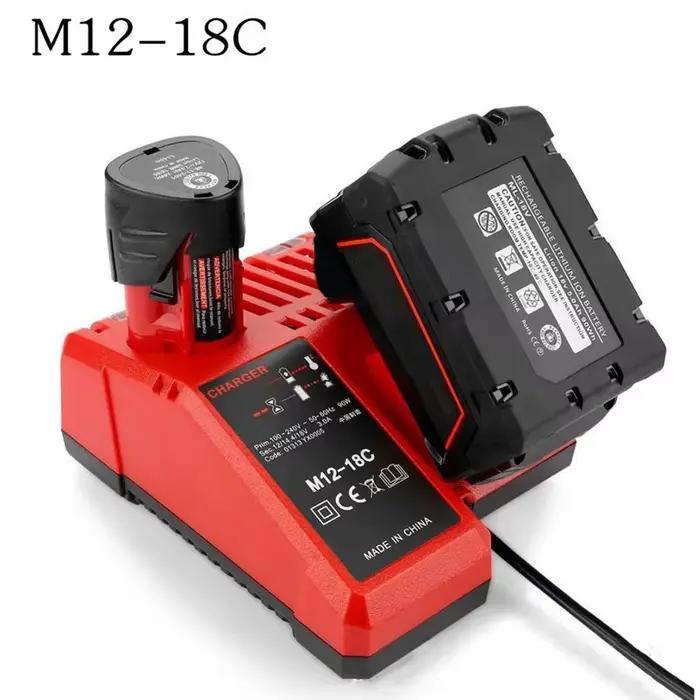 Chargeur de batterie Li-ion m--12-18C pour Milwaukee 12 V 14.4V 18V C1418C 48-11-1815/1828/1840 Batt