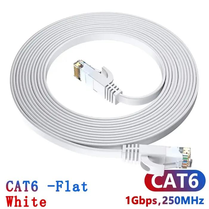 Cable Ethernet Cat 6, cable de red LAN, compatible con el estándar Cat6, cable de Internet Gigabit d