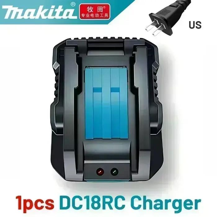 Chargeur rapide double port 14,4V-18V Makita 100% original DC18RD LXT compatible avec les batteries 
