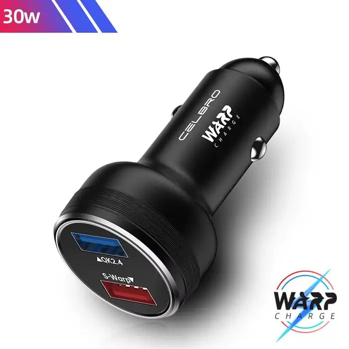 Chargeur de voiture pour Oneplus 9R 10 Pro Nord CE 2 5G 8 7t Pro Warp, charge rapide 80W 65W 30W, 2 