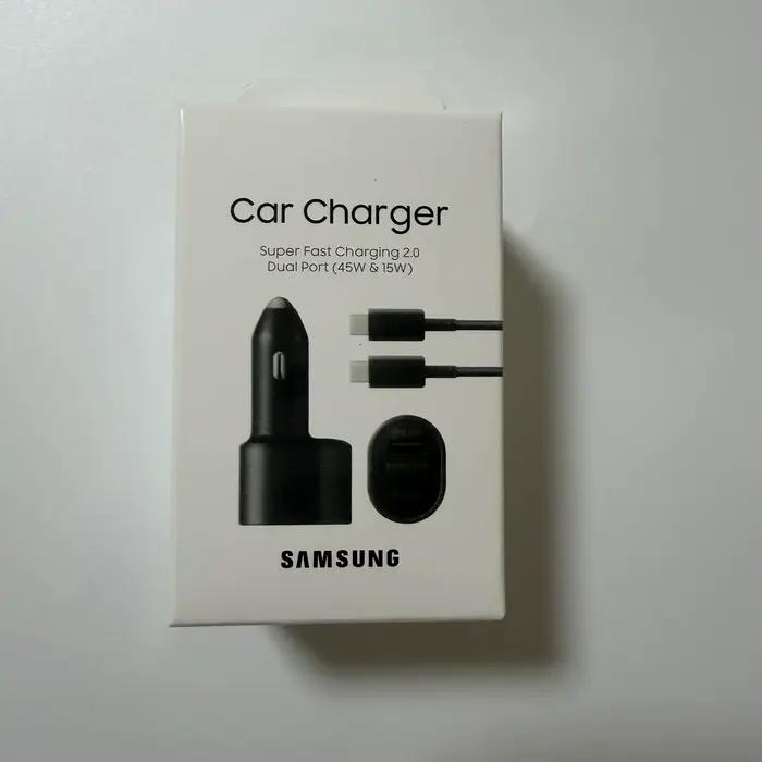 Chargeur de voiture USB d'origine SAMSUNG 60W Type C 45W 15W 2.0 Super Fast Charging Chargeur Galaxy