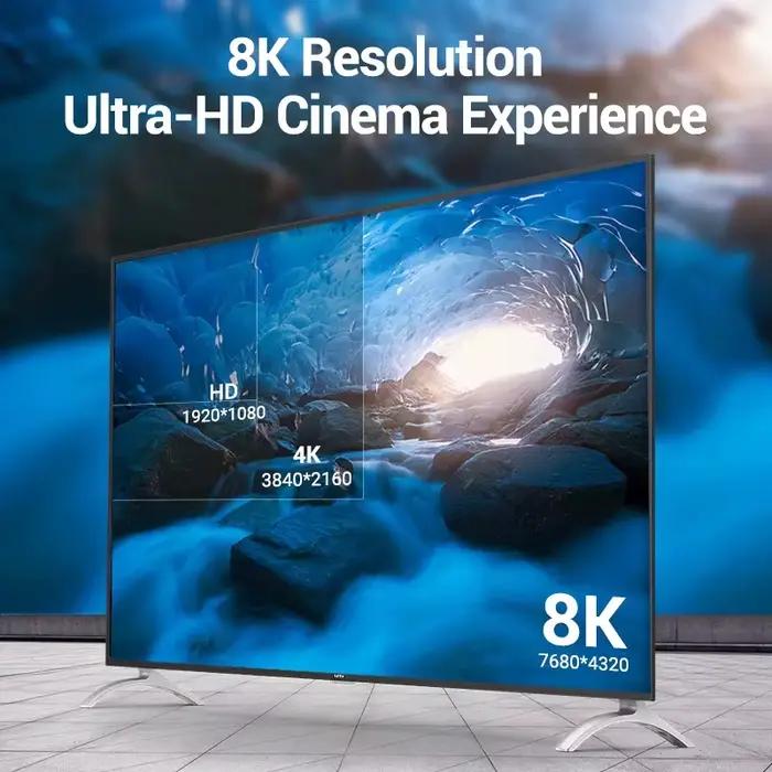 Vention HDMI 2.1 câble 8K @ 60Hz haute vitesse 48Gbps