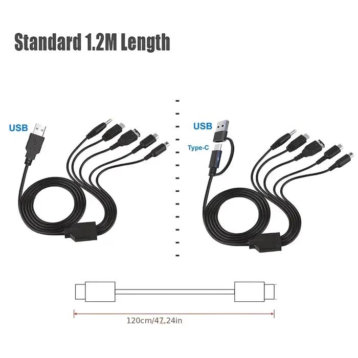 Câble de chargement USB C 5 en 1