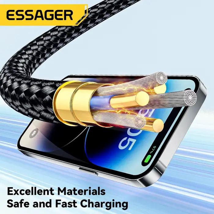 Câble USB C Essager pour IPhone 14 13 12 11 pro Max Xs Plus 29W