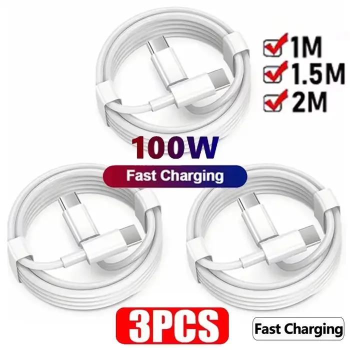 Lot de 3 câbles USB-C vers